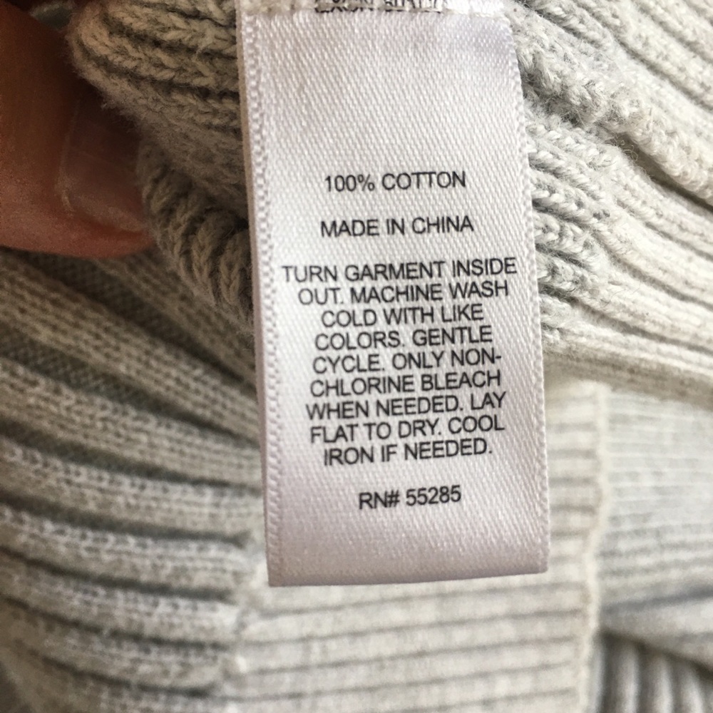 Express Cotton Ribbed Pullover Sweater, Euc - image 5